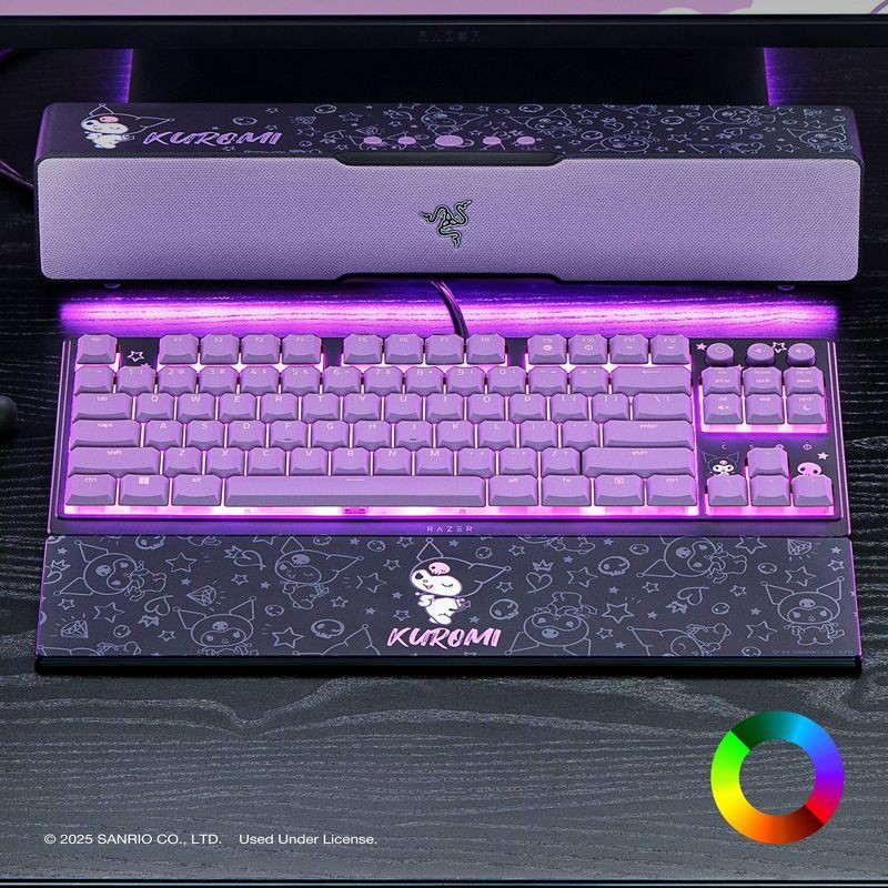 slide 7 of 9, Razer Ornata V3 Tenkeyless - Kuromi Edition Keyboard, 1 ct