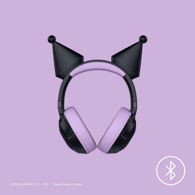 slide 3 of 11, Razer Kraken Kitty V2 BT - Kuromi Edition Headset: Wireless Gaming, Mac & PC Compatible, 1 ct