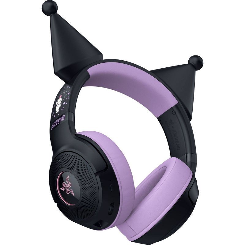 slide 9 of 11, Razer Kraken Kitty V2 BT - Kuromi Edition Headset: Wireless Gaming, Mac & PC Compatible, 1 ct