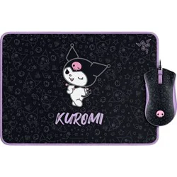 Razer DeathAdder Essential and Goliathus Mouse Mat Bundle - Kuromi Edition: Gaming Accessories