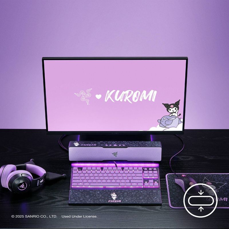 slide 3 of 9, Razer Leviathan V2 X - Kuromi Edition Speaker, 1 ct