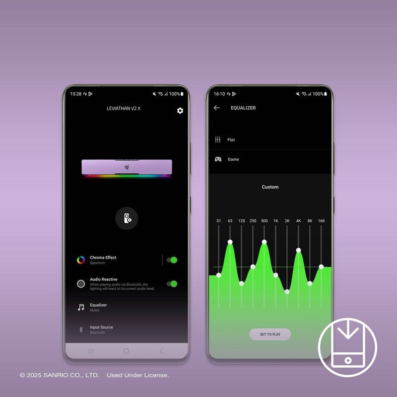 slide 7 of 9, Razer Leviathan V2 X - Kuromi Edition Speaker, 1 ct