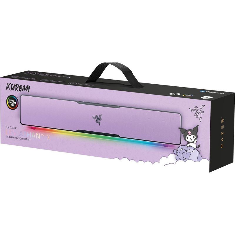 slide 8 of 9, Razer Leviathan V2 X - Kuromi Edition Speaker, 1 ct