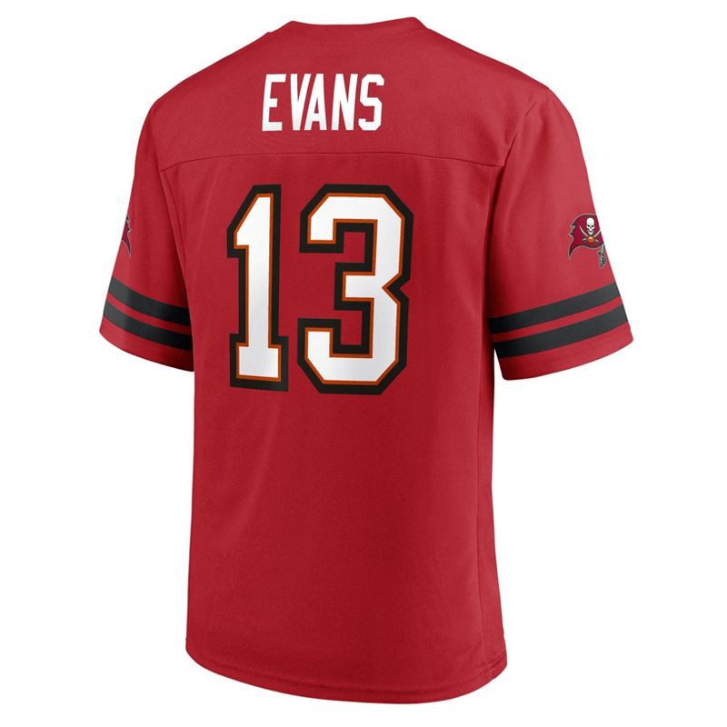 slide 2 of 3, NFL Tampa Bay Buccaneers Men's Short Sleeve Evans 13 Jersey - S, 1 ct