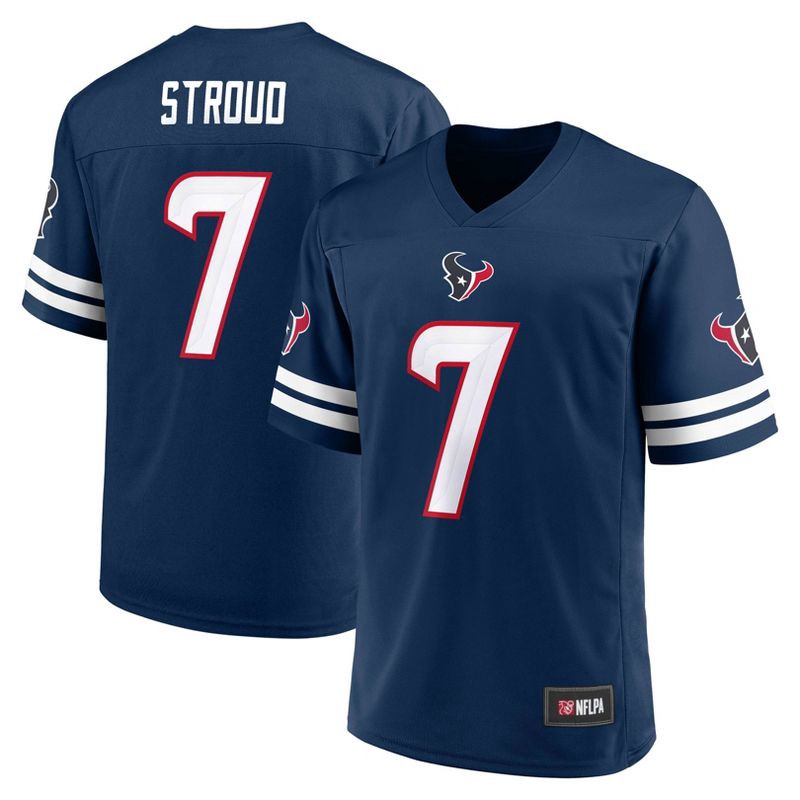 slide 3 of 3, NFL Houston Texans Men's Short Sleeve Stroud 7 Jersey - L, 1 ct