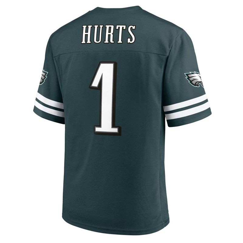 slide 2 of 3, NFL Philadelphia Eagles Men's Short Sleeve Hurts 1 Jersey - XL, 1 ct