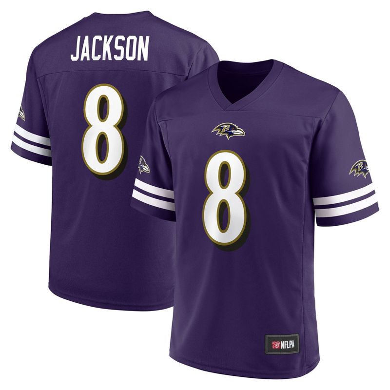 slide 3 of 3, NFL Baltimore Ravens Men's Short Sleeve Jackson 8 Jersey - XXL, 1 ct
