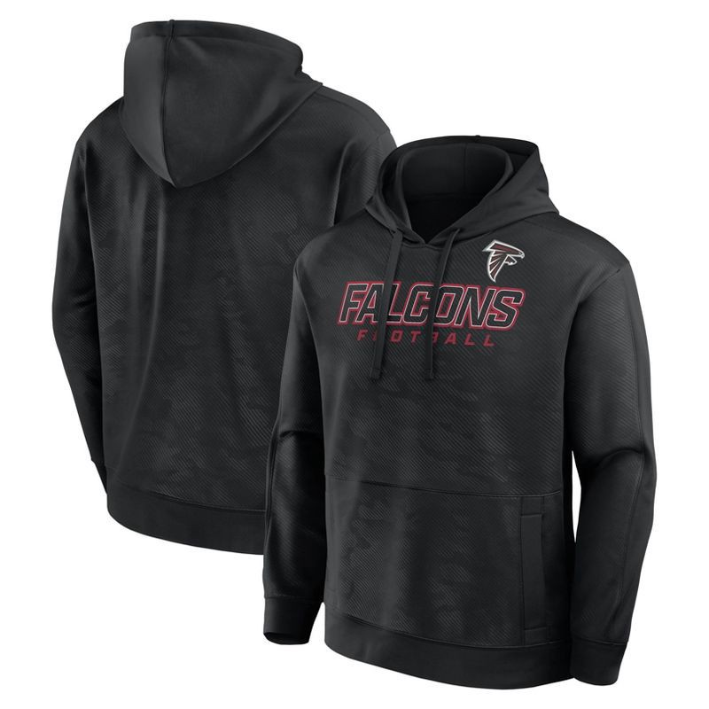 slide 3 of 3, NFL Atlanta Falcons Men's Long Sleeve Performance Hooded Sweatshirt - M, 1 ct