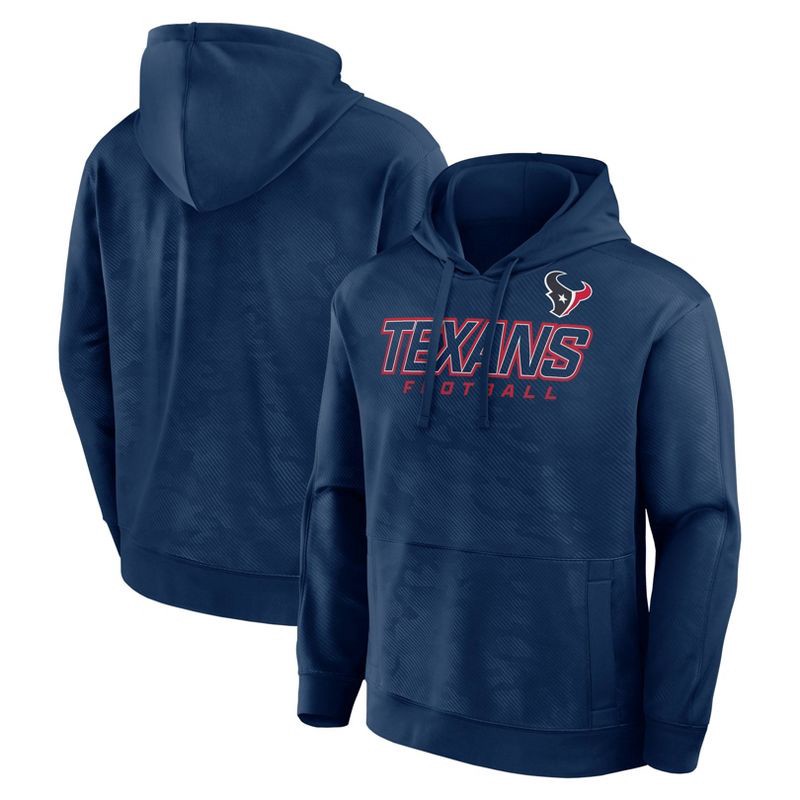 slide 3 of 3, NFL Houston Texans Men's Long Sleeve Performance Hooded Sweatshirt - L, 1 ct