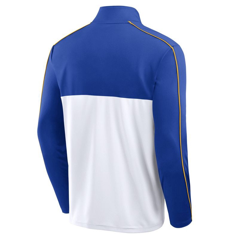 slide 2 of 3, NFL Los Angeles Rams Men's Lightweight 1/4th Zipped Hooded Sweatshirt - S, 1 ct