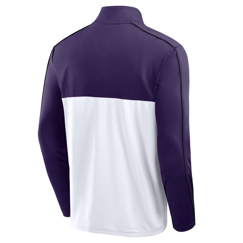 slide 2 of 3, NFL Baltimore Ravens Men's Lightweight 1/4th Zipped Hooded Sweatshirt - L, 1 ct