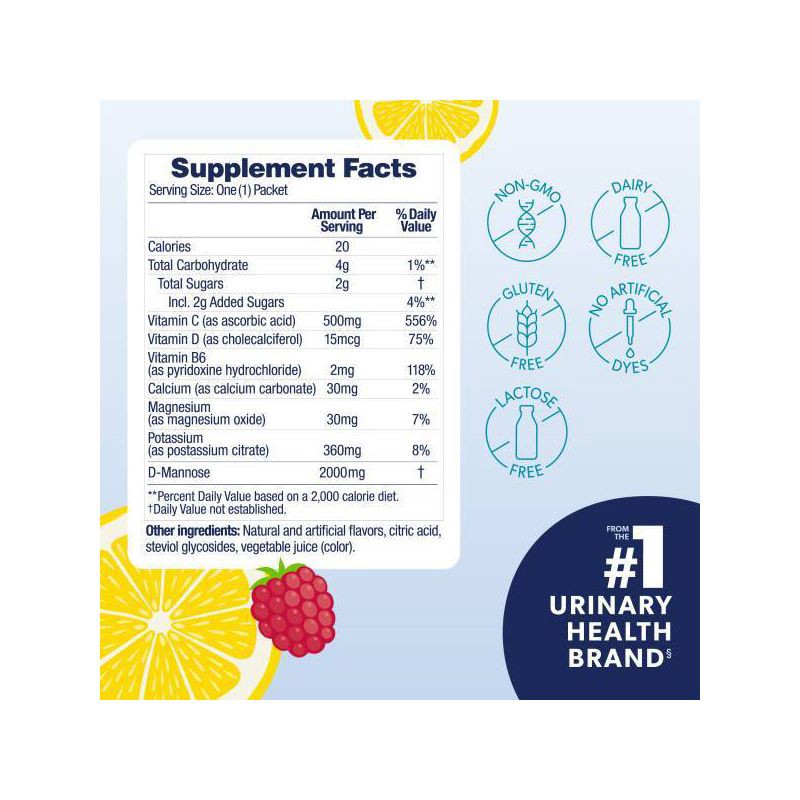 slide 3 of 8, AZO Urinary Drink Mix Powder - 10ct, 10 ct