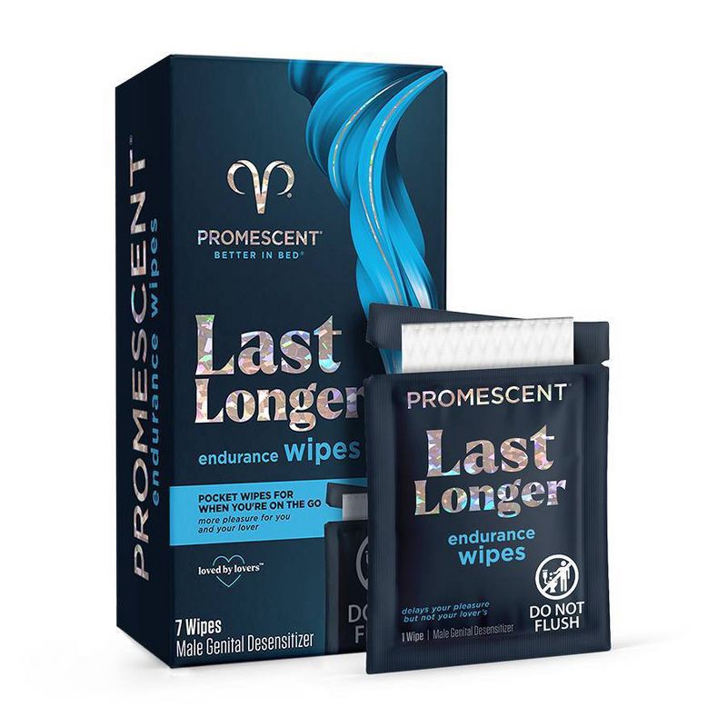 slide 1 of 4, Promescent Last Longer Endurance Wipes - 7ct, 7 ct