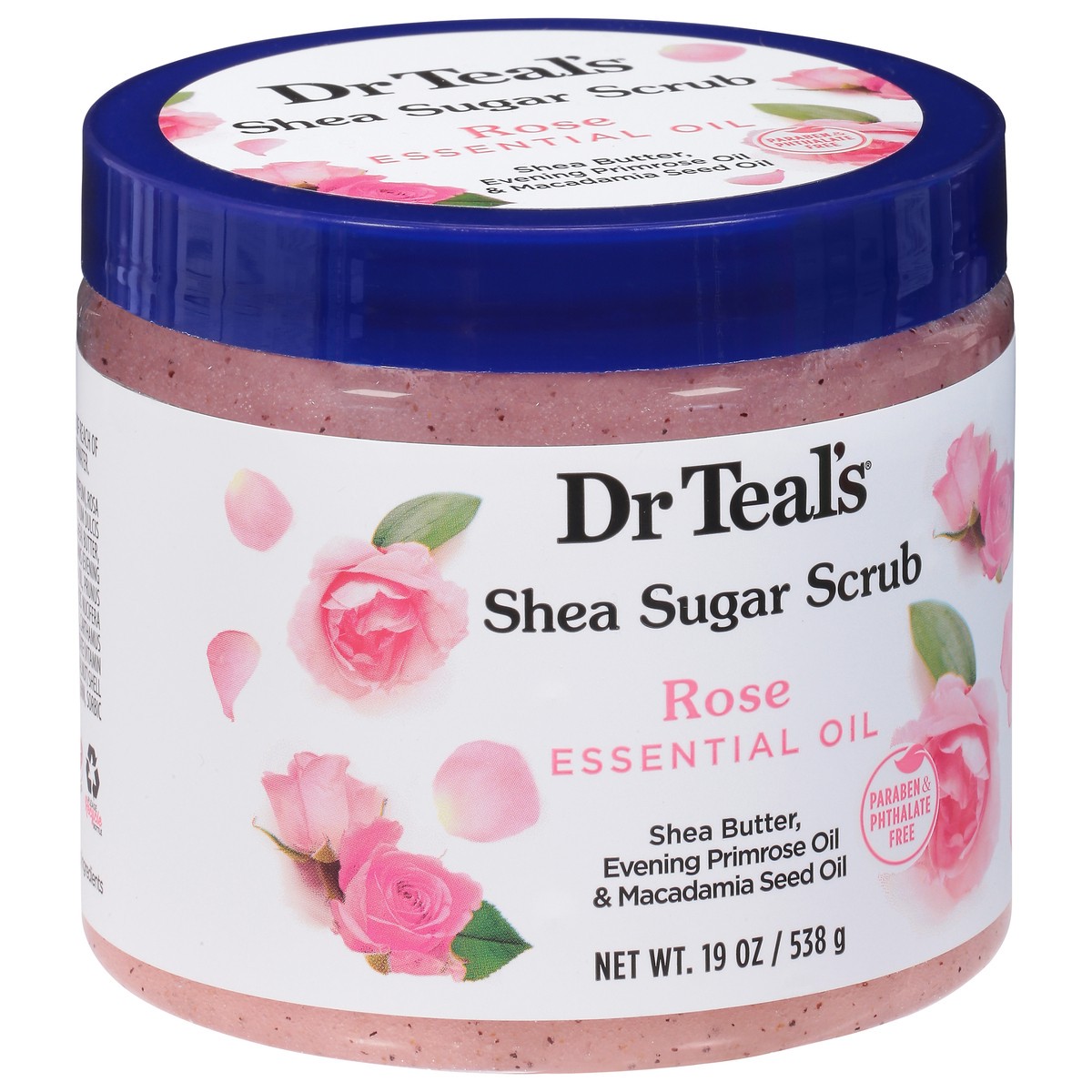 slide 6 of 9, Dr. Teal's Rose Shea Sugar Scrub, 19 oz