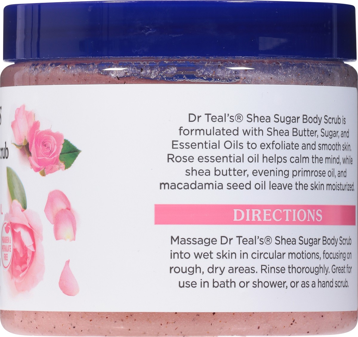 slide 4 of 9, Dr. Teal's Rose Shea Sugar Scrub, 19 oz