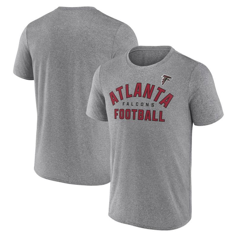 slide 3 of 3, NFL Atlanta Falcons Men's Gray Athleisure T-Shirt - M, 1 ct