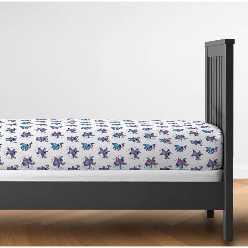 slide 4 of 4, Lilo & Stitch Twin Holiday Sheet Set, 1 ct