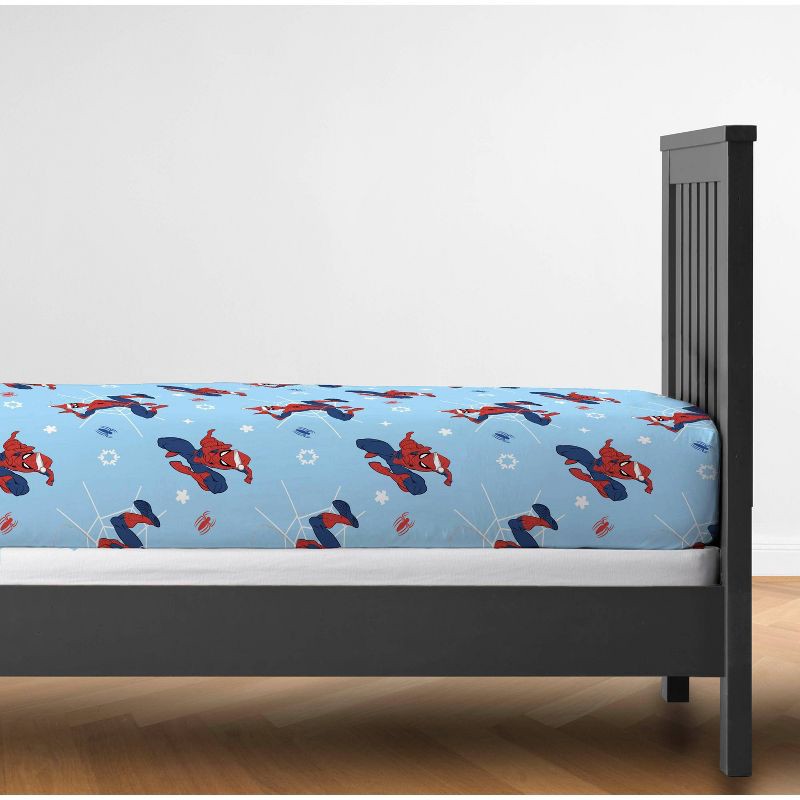 slide 4 of 4, Spider-Man Twin Holiday Sheet Set, 1 ct