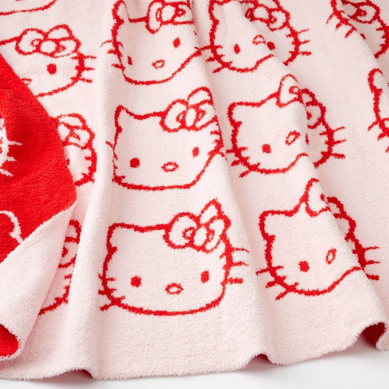 slide 3 of 4, Hello Kitty Knit Throw Blanket, 1 ct