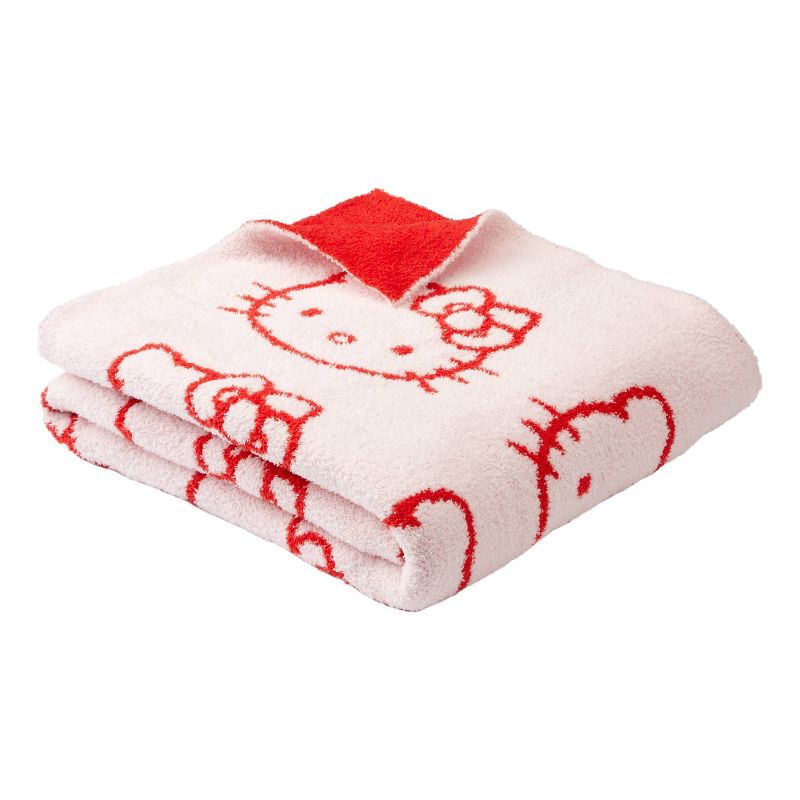 slide 4 of 4, Hello Kitty Knit Throw Blanket, 1 ct