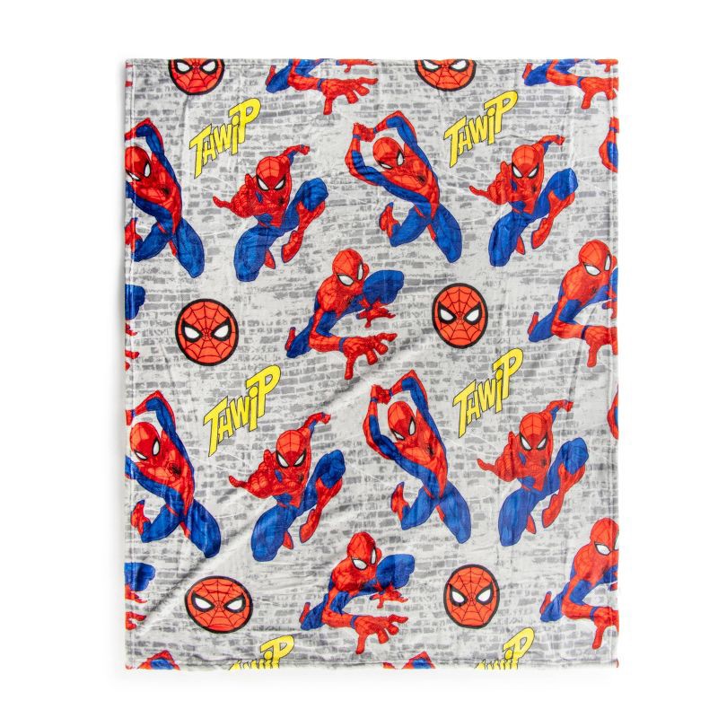 slide 2 of 7, Spider-Man Pillow and Throw Blanket, 1 ct