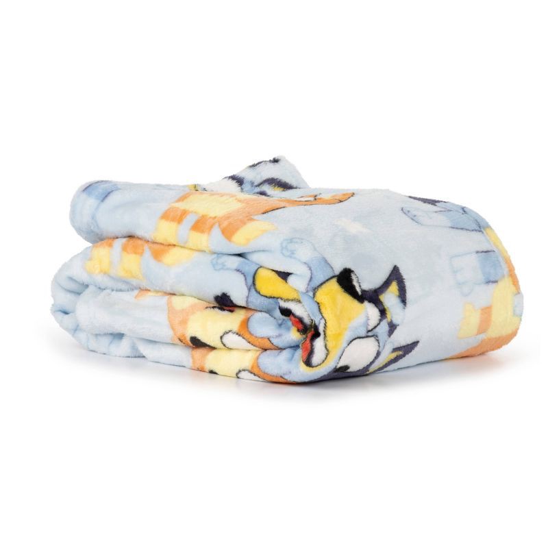 slide 6 of 6, Bluey Pillow and Throw Blanket Blue, 1 ct