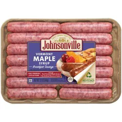 Johnsonville Vermont Maple Syrup Frozen Breakfast Sausage - 14ct/12oz