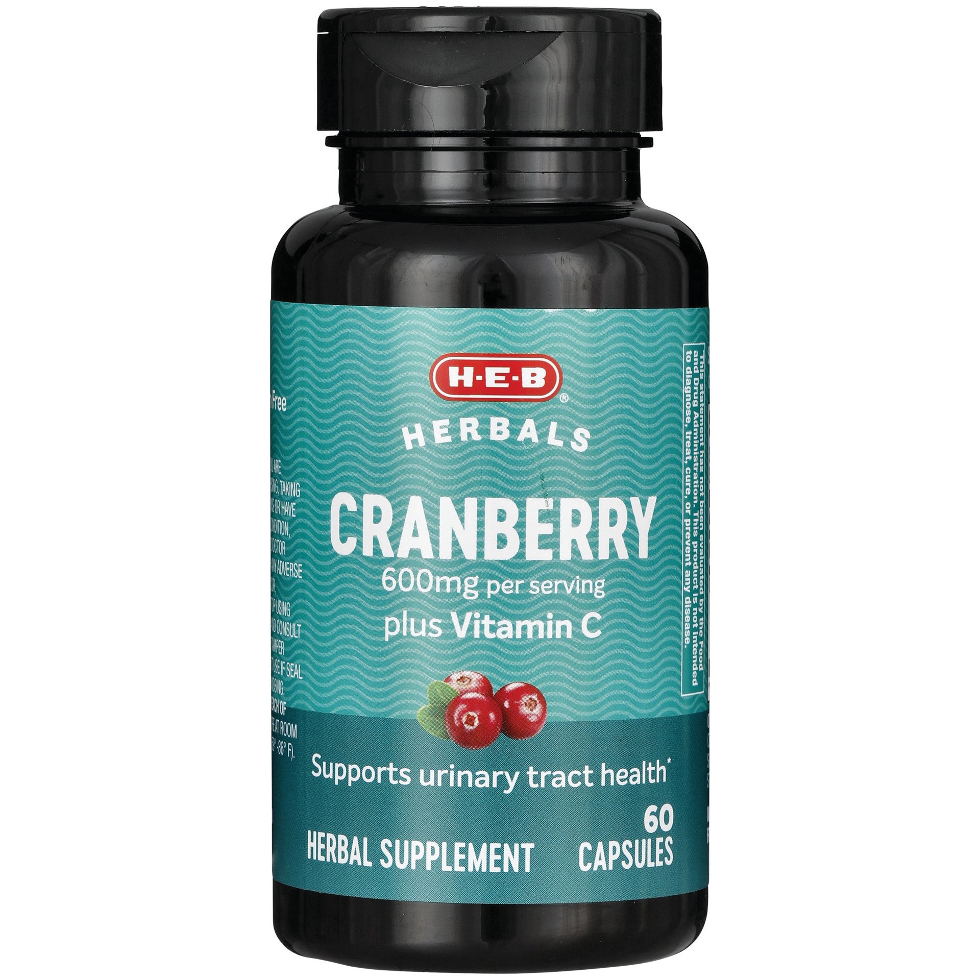 slide 1 of 1, H-E-B Cranberry 500MG Tablets, 60 ct