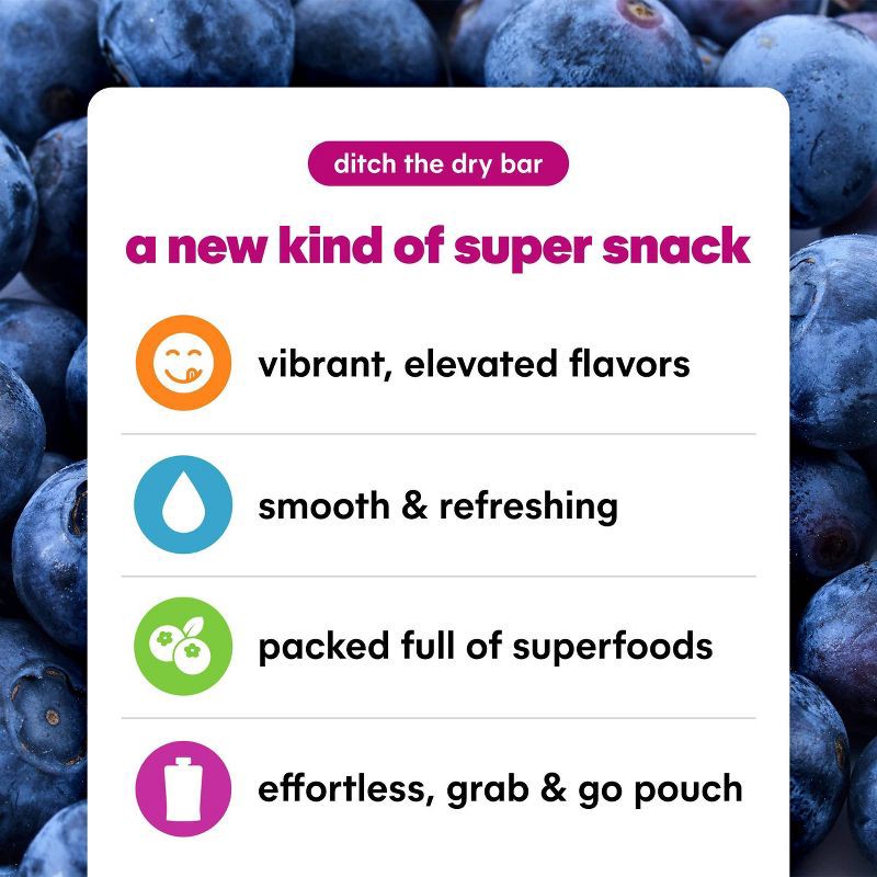 slide 3 of 15, NOKA Blueberry Acai Superfood Smoothie + Brain Support Pouches - 16.9oz/4ct, 4 ct; 16.9 oz