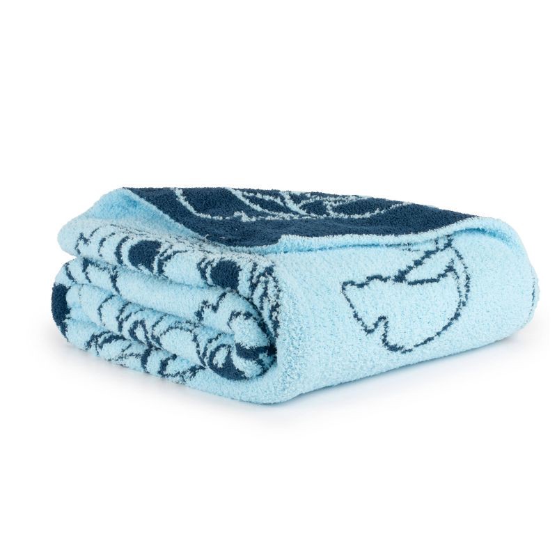 slide 3 of 5, Lilo & Stitch Feathered Throw Blanket, 1 ct