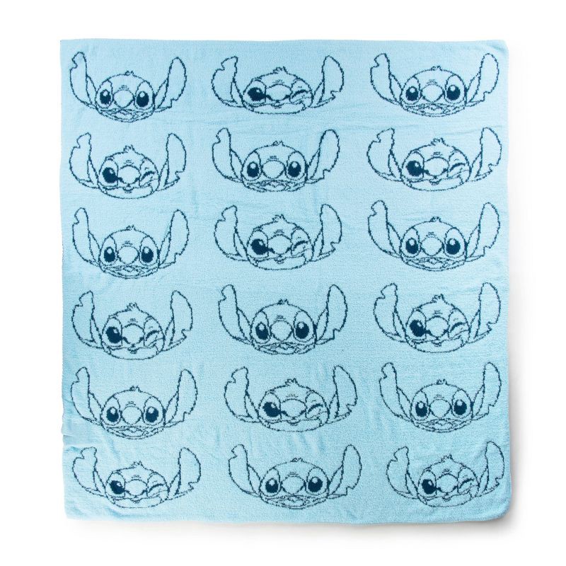 slide 4 of 5, Lilo & Stitch Feathered Throw Blanket, 1 ct