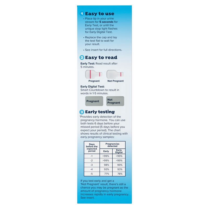 slide 2 of 12, Clearblue Combo Pregnancy Tests - 6 Rapid + 1 Digital, 1 ct