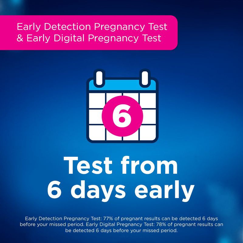 slide 8 of 12, Clearblue Combo Pregnancy Tests - 6 Rapid + 1 Digital, 1 ct