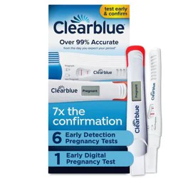 Clearblue Combo Pregnancy Tests - 6 Rapid + 1 Digital