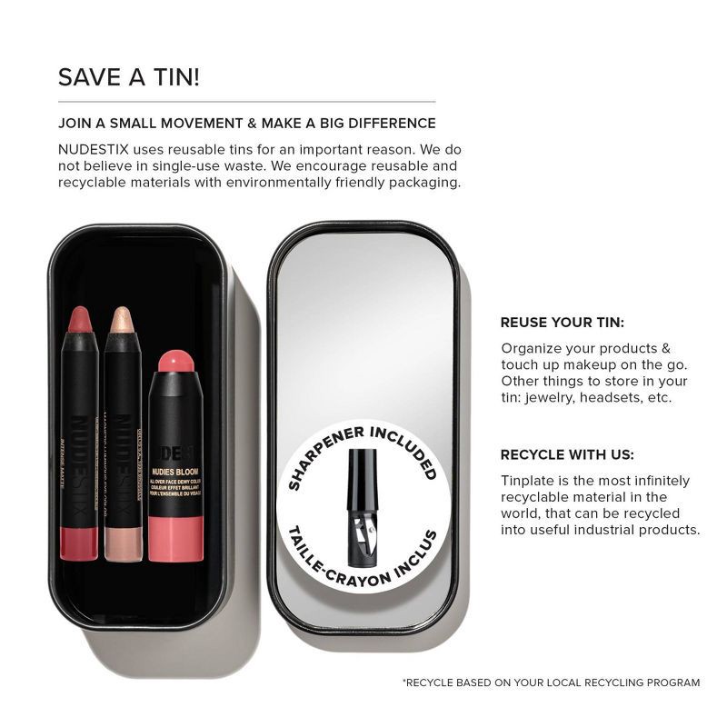 slide 7 of 8, NUDESTIX Sweet Cheeks Mini Kit - 3ct - Ulta Beauty, 3 ct