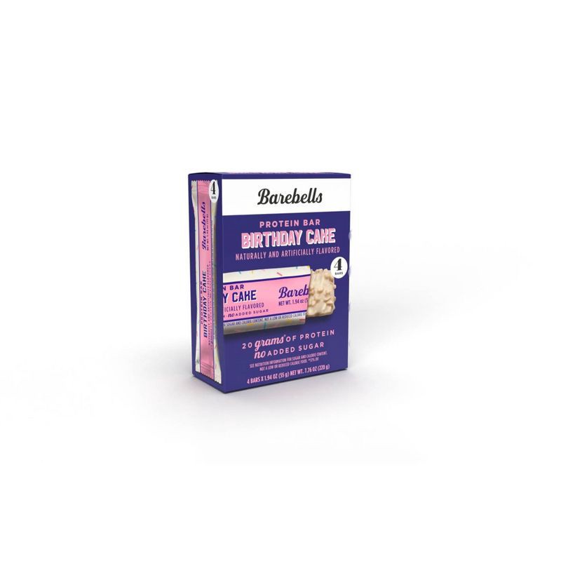 slide 2 of 3, Barebells Nutrition Bars - Birthday Cake - 7.76oz/4pk, 7.76 oz, 4 ct