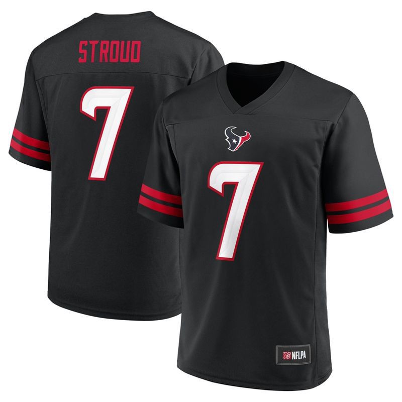 slide 3 of 3, NFL Houston Texans Men's Black Jersey - XL, 1 ct