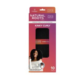 Curlkalon Kinky Curly 10" Clip-In Black Hair Extension - 9ct
