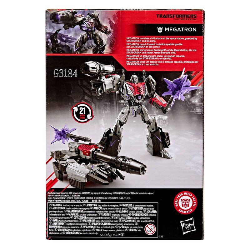 slide 5 of 5, Transformers Studio Series War for Cybertron Megatron, 1 ct