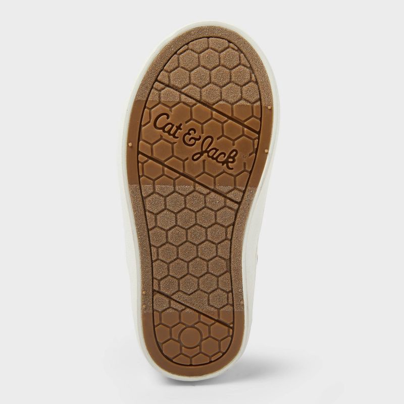 slide 4 of 4, Toddler Aidan Sneaker Boots - Cat & Jack™ Cognac 10T: Zipper, Hook and Loop, Padded Collar, 1 ct