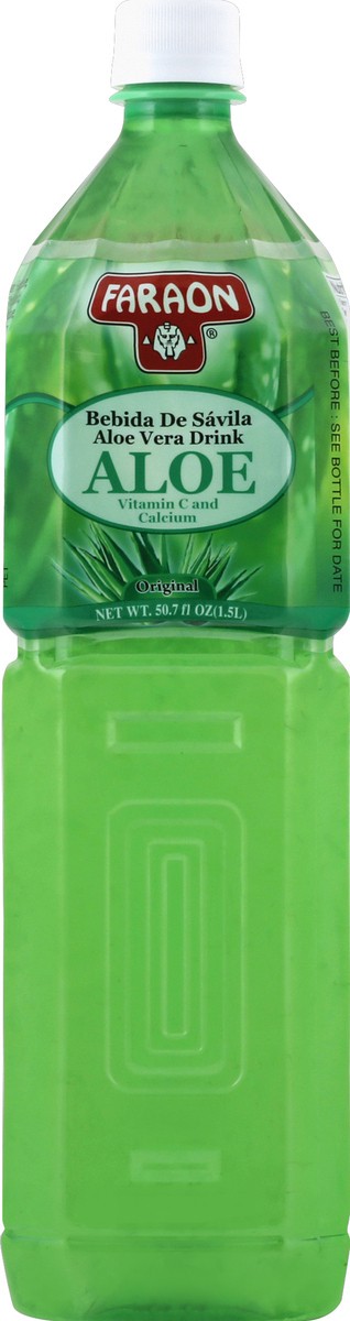 slide 1 of 7, BEVERGE-DSD Aloe Vera Drink W/Vit C&Calcium Original (1.5 Liters), 1.5 liter