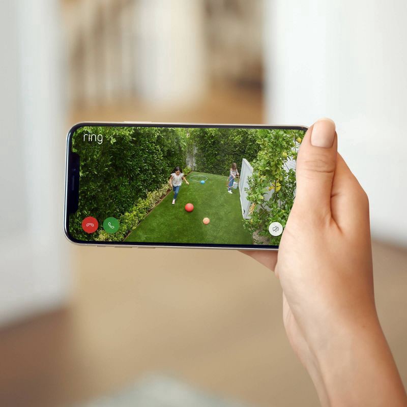 slide 5 of 5, Ring 1080p Wireless Stick Up Security Camera (Battery) - White, 1 ct