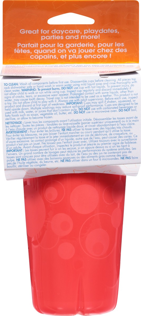 slide 6 of 12, Take & Toss 9 Months+ Use Again and Again Sippy Cups 4 ea, 4 ct