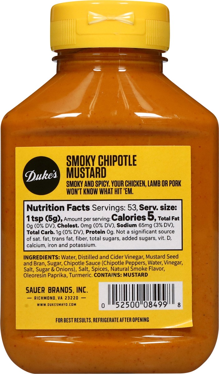 slide 10 of 13, Duke's Smoky Chipotle Mustard 9.5 oz, 9.5 oz