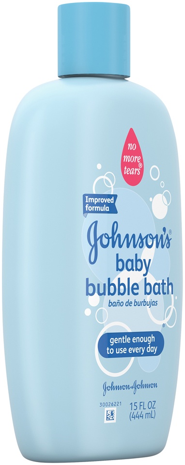 slide 2 of 4, Johnson's Bubble Bath & Wash, For Babies Six Months And Older, 15 fl oz