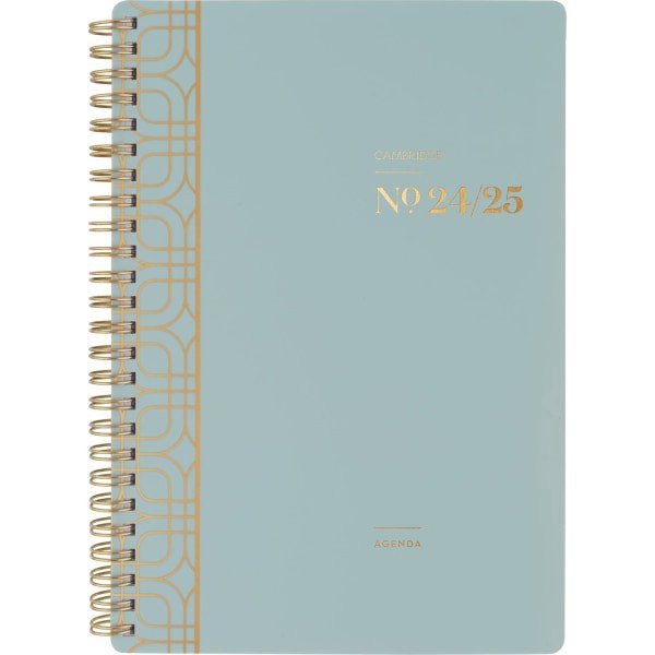 slide 7 of 10, 2024-2025 Cambridge Workstyle Classic Weekly/Monthly Academic Planner, 5-1/2"" X 8-1/2"", Mellow Frost, July 2024 To June 2025, 1606-200A-46, 1 ct