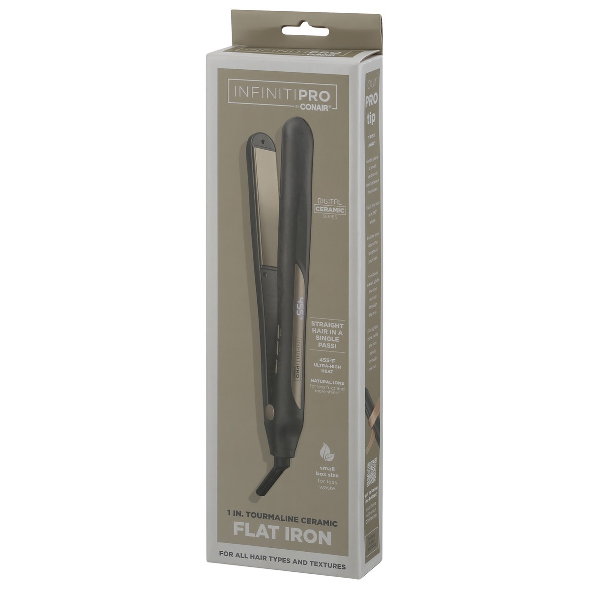 slide 3 of 9, Infiniti Pro 1" Ceramic Digital Flat Iron, 1 in