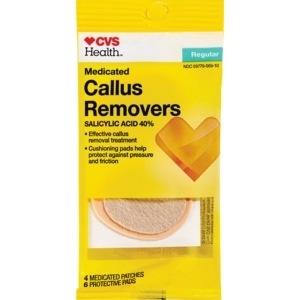 slide 1 of 1, CVS Health Medicated Callus Removers, 1 set