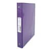 slide 5 of 5, Meijer 1'' Purple Economy View Binder, 11.5 in