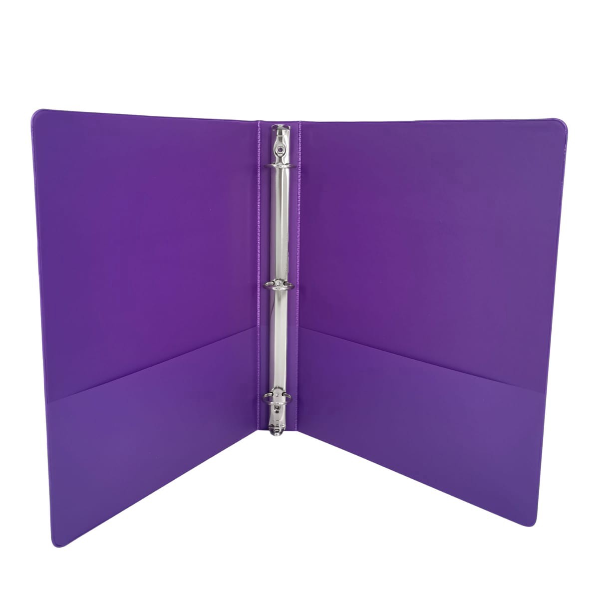 slide 1 of 5, Meijer 1'' Purple Economy View Binder, 11.5 in